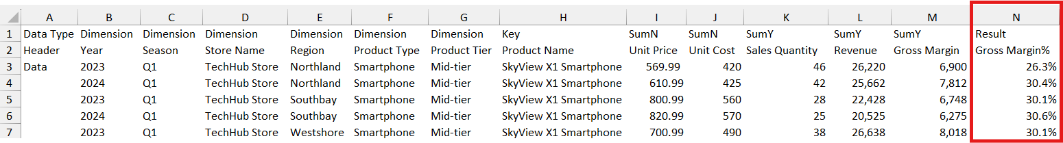 Select Data Type
